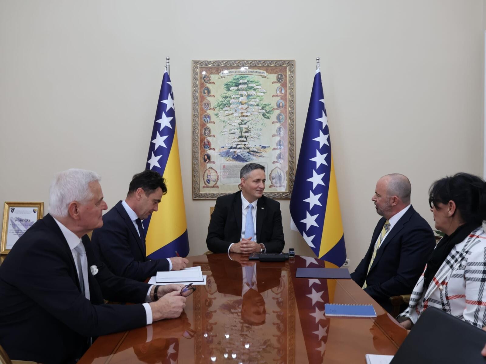 bećirović ginkel Bećirović i Ginkel: SAD ostaju snažan partner BiH na putu ka NATO i EU