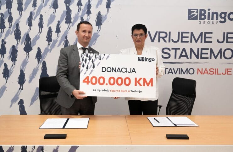 Bingo donirao 400.000 KM za izgradnju prve sigurne kuće u Trebinju