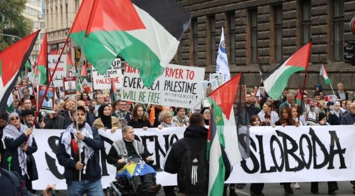 Održan skup podrške Palestini u Sarajevu