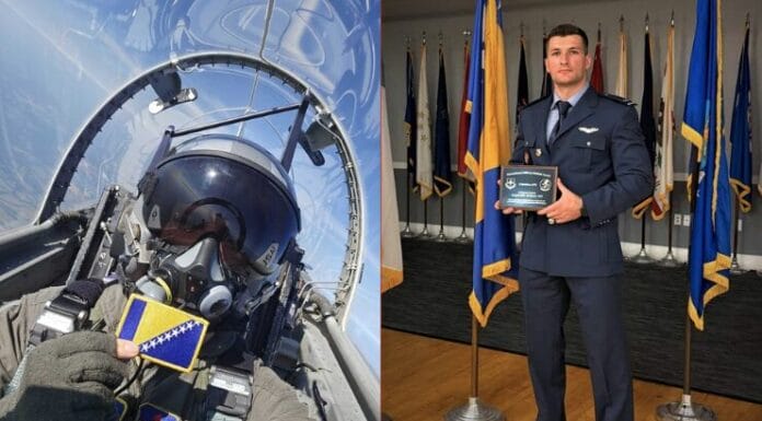 Poručnik OSBiH Goran Čalušić uspješno završio pilotsku obuku u SAD-u Poručnik OSBiH Goran Čalušić uspješno završio pilotsku obuku u SAD-u