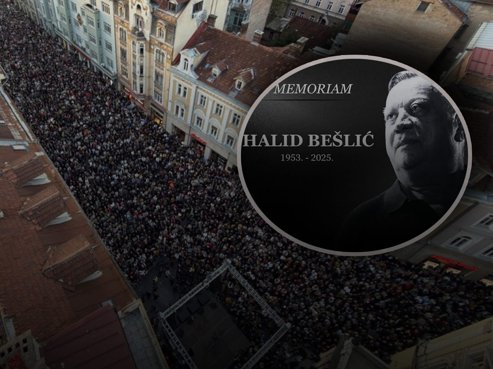 Veliko okupljanje u Sarajevu: Posljednji ispraćaj Halida Bešlića uz pojačan nadzor i izmjene saobraćaja