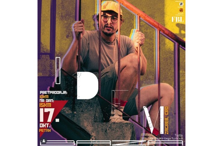 IDEM koncert u Tuzli: Zagrebački muzičar Antun Aleksa stiže u klub Baza