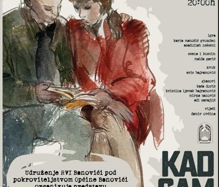 Sutra predstava „Kad sam bio hodža“ u Radničkom domu Banovići Sutra predstava „Kad sam bio hodža“ u Radničkom domu Banovići