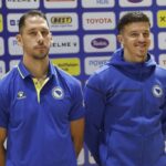 Fudbaleri BiH na treningu u Sarajevu pred meč s Kiprom – Nikola Katić i Tarik Muharemović