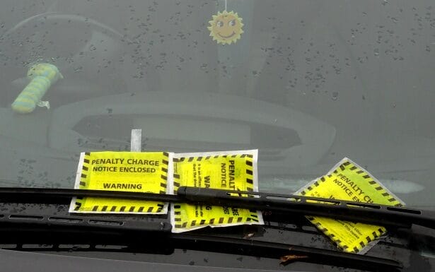 kazne za parking, protest