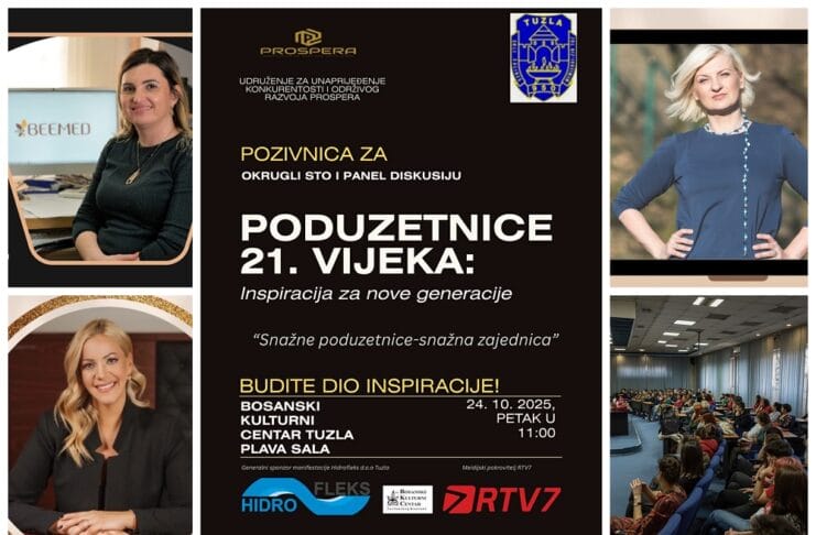 Žene koje inspirišu: Okrugli sto „Poduzetnice 21. vijeka“ u BKC-u Tuzla