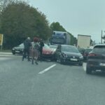 Saobraćajna nesreća u Ljubačama, saobraćaj usporen