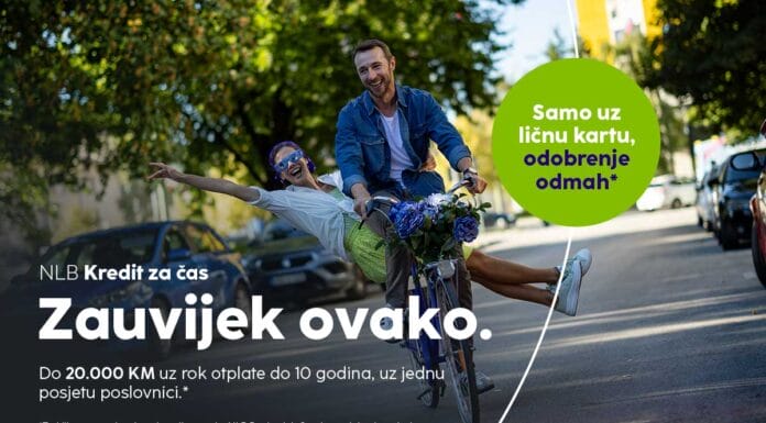 NLB Kredit za čas: Kad imaš plan, ali ne i vrijeme da čekaš – Zauvijek ovako!
