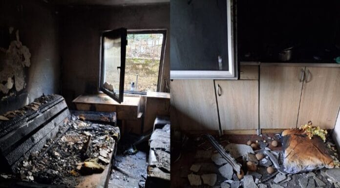 Požar u Ulici Zlatana Mešića: Povrijeđena žena, pričinjena velika šteta