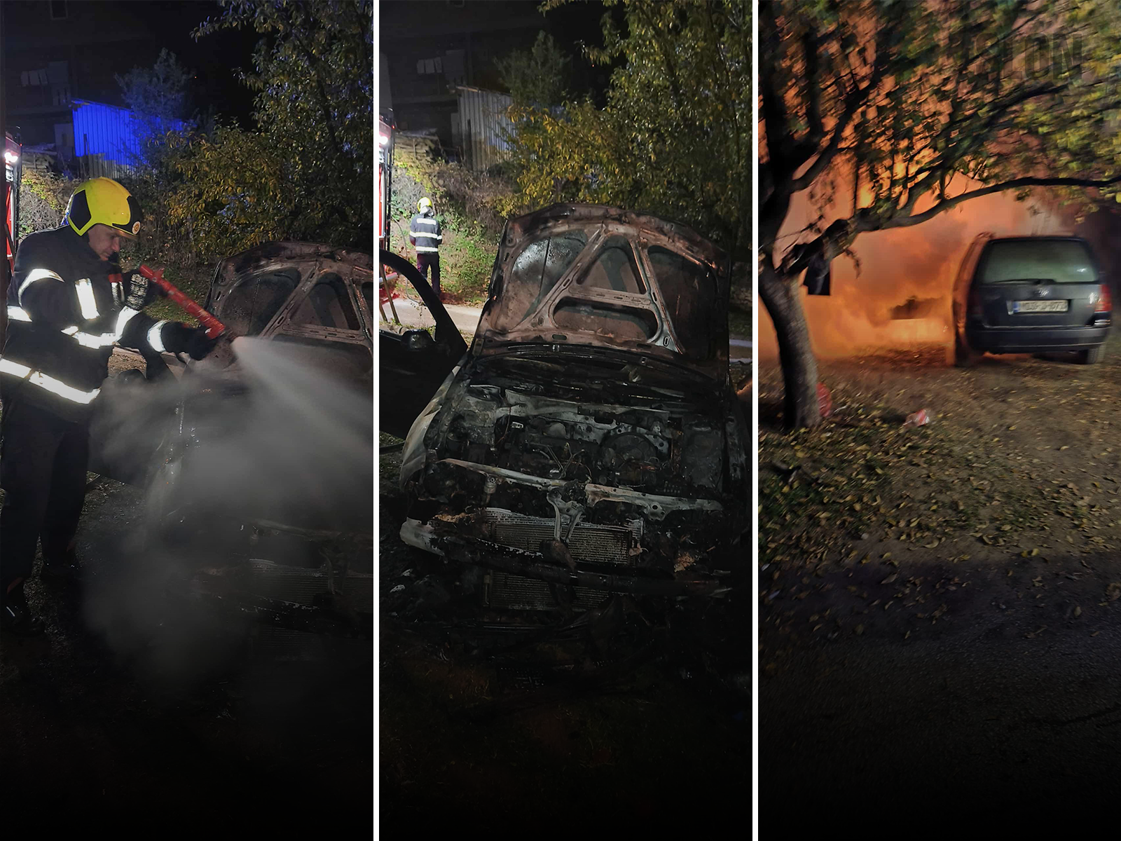 Požar putničkog vozila u Rapatnici: Vatrogasci brzom intervencijom spriječili širenje vatre