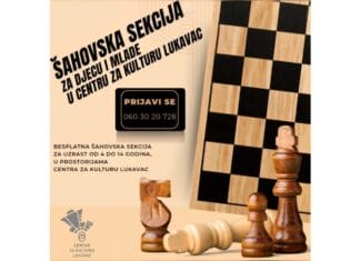 Besplatna šahovska sekcija za djecu i mlade u Lukavcu