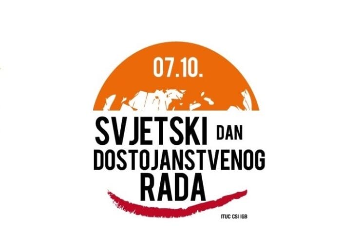 Radnici u BiH i dalje čekaju dostojanstven život od svoga rada, poručuje Savez samostalnih sindikata BiH povodom Svjetskog dana dostojanstvenog rada.