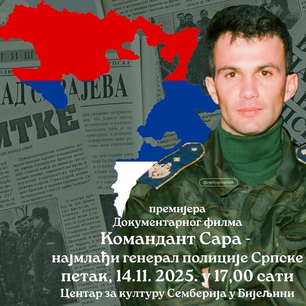 U Bijeljini premijera filma o Goranu Sariću, a sudi mu se za streljanje djece