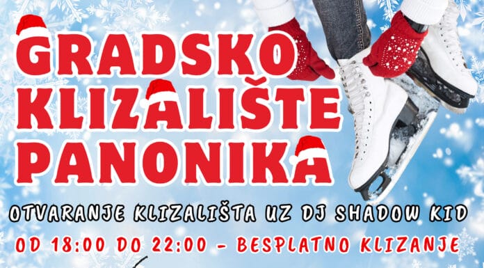 Panonika sutra otvara gradsko klizalište uz besplatan večernji termin