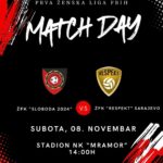 ŽFK Sloboda 2024 u subotu dočekuje Respekt Sarajevo u posljednjem kolu jesenjeg dijela prvenstva