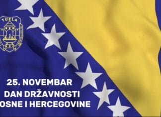 Gradonačelnik i predsjedavajuća Gradskog vijeća Tuzle čestitali Dan državnosti BiH