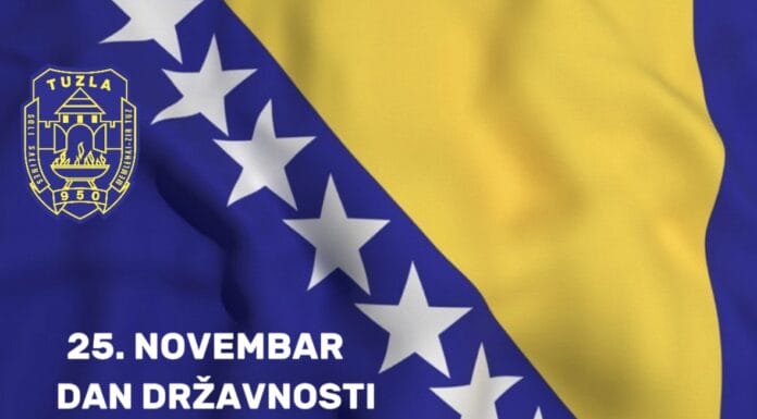 Gradonačelnik i predsjedavajuća Gradskog vijeća Tuzle čestitali Dan državnosti BiH