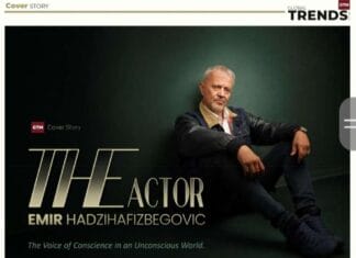 Emir Hadžihafizbegović na naslovnoj strani Global Trends Magazina