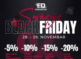 Black Friday u Eurodeluxu: Dva dana vrhunskih popusta!