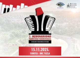 Međunarodno takmičenje harmonikaša 'Sevdalinko, harmonikom opjevana' 15. novembra u Tuzli