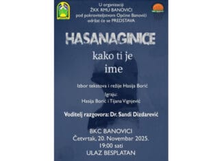 BKC Banovići: Predstava „Hasanaginice – Kako ti je ime“ u znaku borbe protiv nasilja