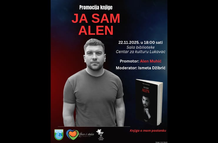 ja sam alen Promocija knjige „Ja sam Alen“ u Lukavcu