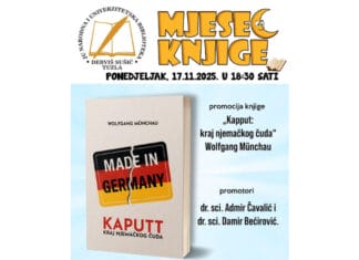Večeras promocija knjige „Kaputt, kraj njemačkog čuda“ u Tuzli Večeras promocija knjige „Kaputt, kraj njemačkog čuda“ u Tuzli
