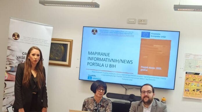 Mapiranje web portala u BiH: Samo 40 posto informativnih portala ispunjava standarde transparentnosti