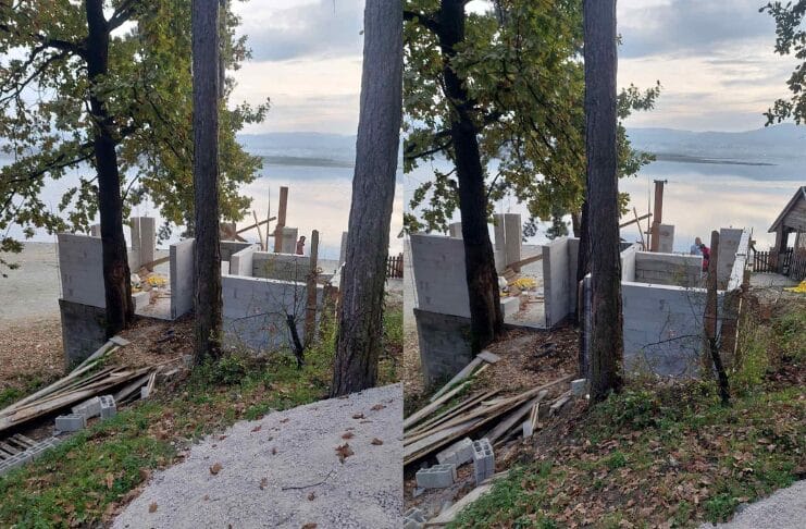 Mještani Kiseljaka traže reakciju Grada Tuzla: Nelegalna gradnja na obali jezera Modrac