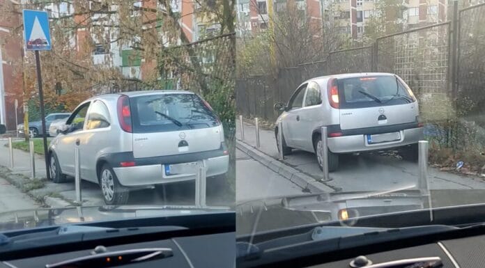 Stubići kod UKC-a nisu zaustavili vozača: Neobična scena jutros na trotoaru Stubići kod UKC-a nisu zaustavili vozača: Neobična scena jutros na trotoaru