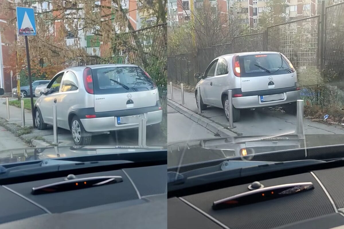 stubići UKC Stubići kod UKC-a nisu zaustavili vozača: Neobična scena jutros na trotoaru