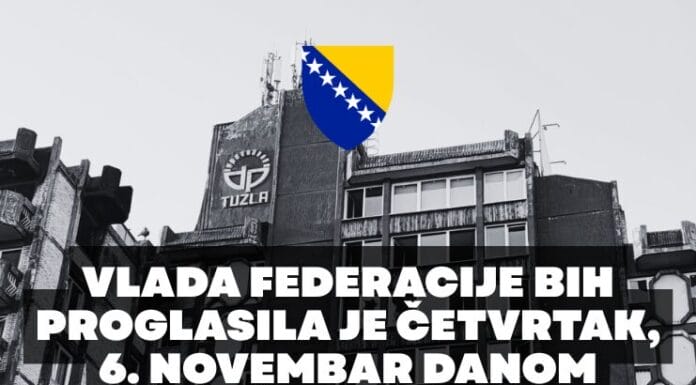 Vlada Federacije BiH proglasila 6. novembar Danom žalosti zbog tragedije u Tuzli