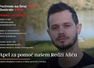 Apel za pomoć Redži Aliću: Hitna operacija sutra u Turskoj Apel za pomoć Redži Aliću: Hitna operacija sutra u Turskoj