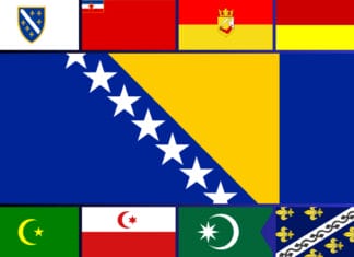 Zastave Bosne i Hercegovine kroz historiju
