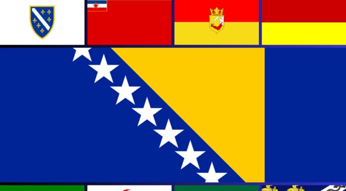 Zastava Bosne i Hercegovine kroz historiju Zastave Bosne i Hercegovine kroz historiju