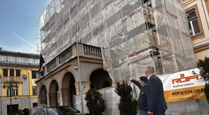 Zukan Helez obišao radove na obnovi Doma OSBiH