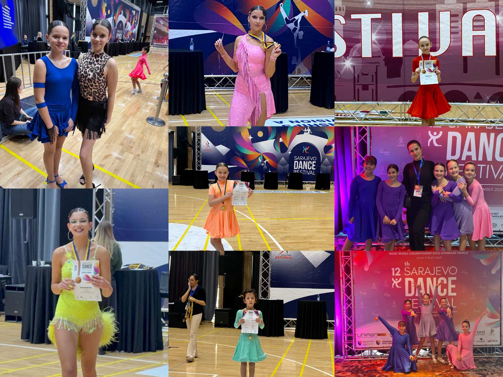 CPR Tuzla na Sarajevo Dance Festu: U Tuzlu donijeli pet zlatnih, pet srebrnih i dva bronzana odličja