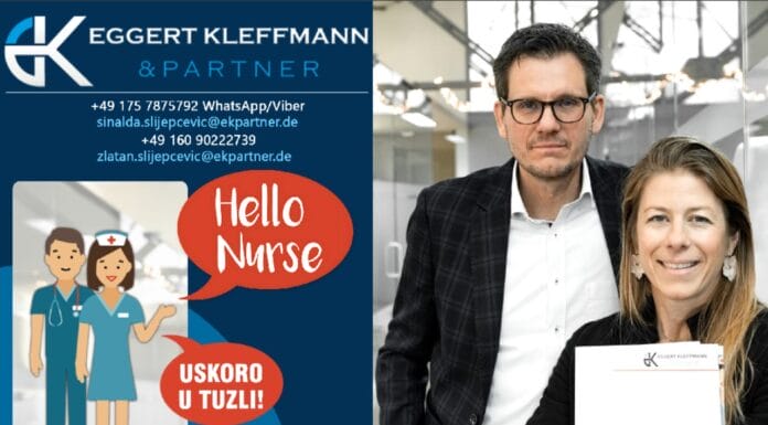 Prilika za posao u Njemačkoj: Agencija Eggert Kleffmann & Partner GmbH stiže u Tuzlu Prilika za posao u Njemačkoj: Agencija Eggert Kleffmann & Partner GmbH stiže u Tuzlu