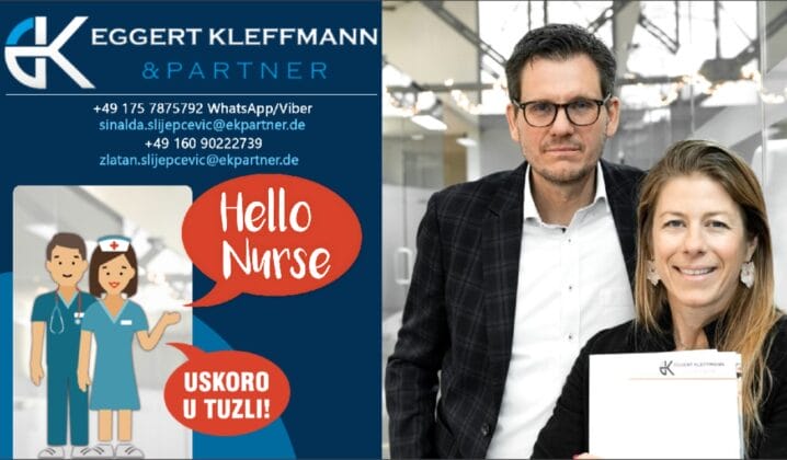 Prilika za posao u Njemačkoj: Agencija Eggert Kleffmann & Partner GmbH stiže u Tuzlu