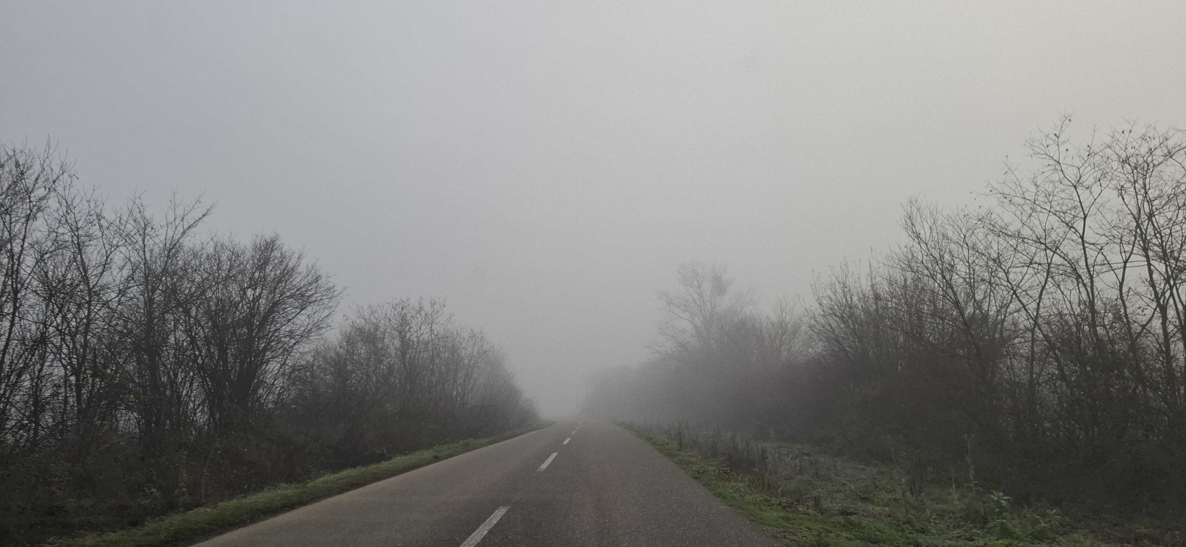 magla stanje na cestama, magla, smanjena vidljivost