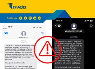 Upozorenje: Lažne SMS poruke sa imenom BH Pošta ponovo se pojavile