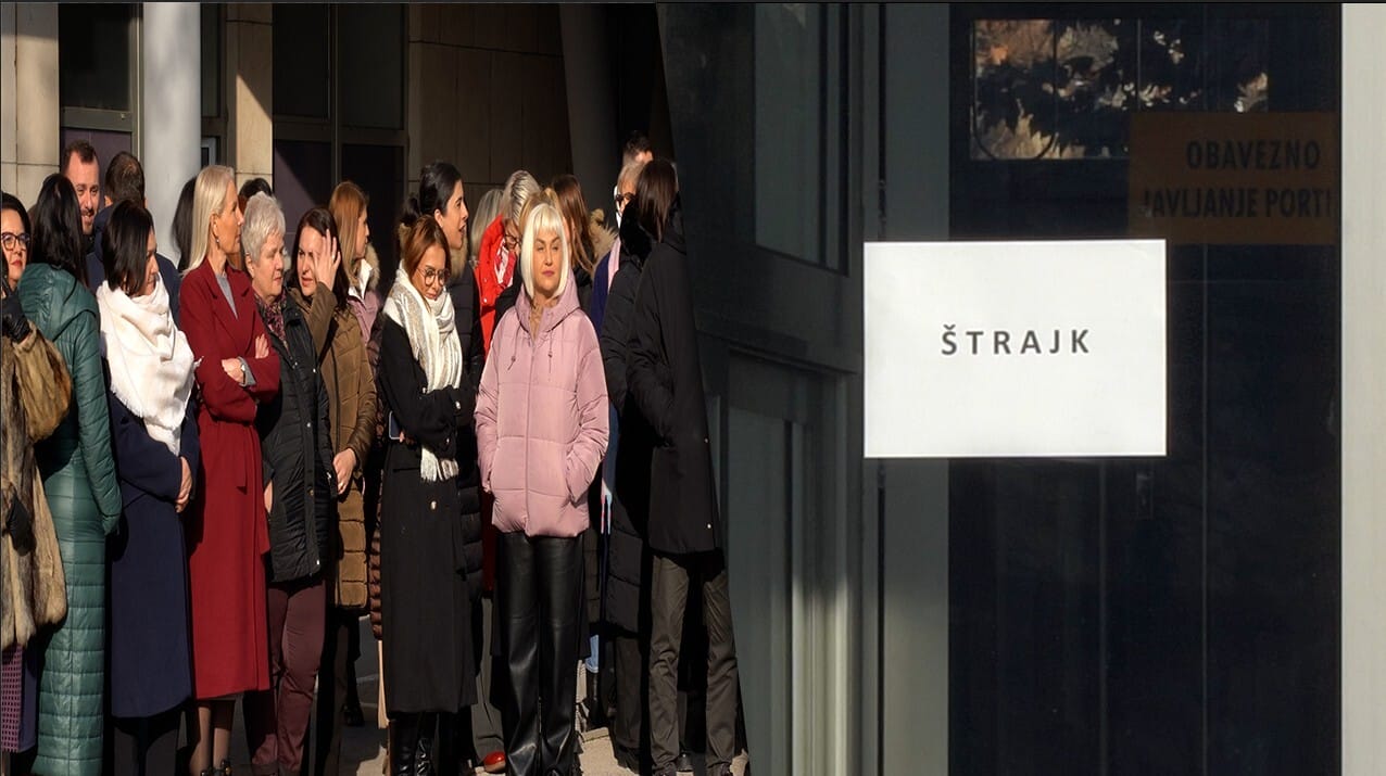 Zaposlenici pravosuđa TK u štrajku: Dijalog, veće plate i priznanje odgovornosti rada