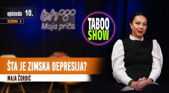 Sezonski afektivni poremećaj tema su desete epizode podcasta Taboo Show, naslovna fotografija