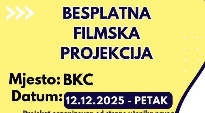 Besplatna projekcija filma „Yes Day“ za mlade u BKC-u Tuzla Udruženje „Mladi Tuzle“ i Srednja „Savremeno–umjetnička škola“ Tuzla, u saradnji s Bosanskim kulturnim centrom TK, organizuju u petak, 12. decembra 2025. godine, besplatnu projekciju filma „Yes Day“.