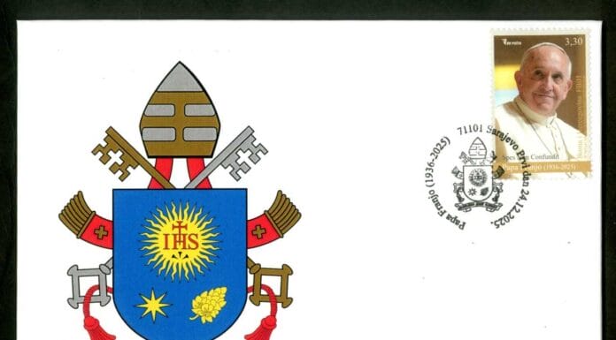 poštanska marka papa Franjo