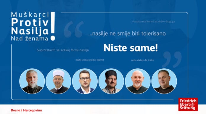 Kampanja “Muškarci protiv nasilja”: Vjerski lideri u BiH protiv rodno zasnovanog nasilja