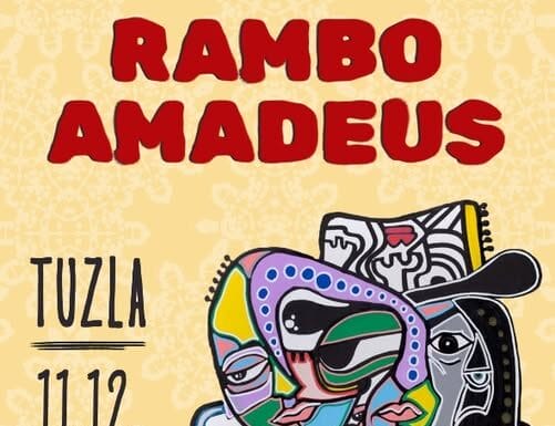 Poznati izvođač Rambo Amadeus pred tuzlanskom publikom nastupit će u BKC- Tuzla u četvrtak 11. decembra