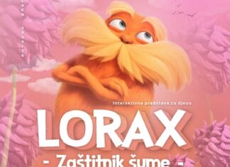 Sutra premijera predstave za djecu “Lorax – zaštitnik šume”