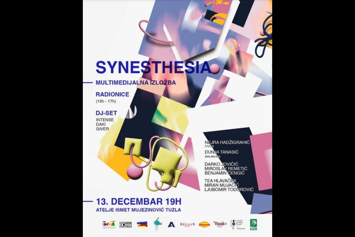 synesthesia Multimedijalna izložba „Synesthesia“ u Tuzli spaja zvuk, svjetlo i vizualnu umjetnost