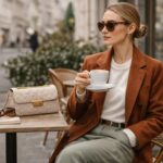 It boje 2026, smeđa i čokoladna boja u savremenoj magazinskoj modnoj kombinaciji